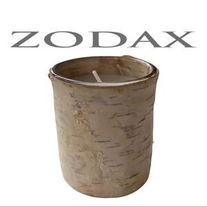 Zodax Birchwood Fragrance Free Candle • NWT